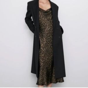 Zara Leopard Slip Dress